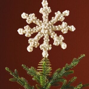 Anthropologie Snowflake Tree Topper